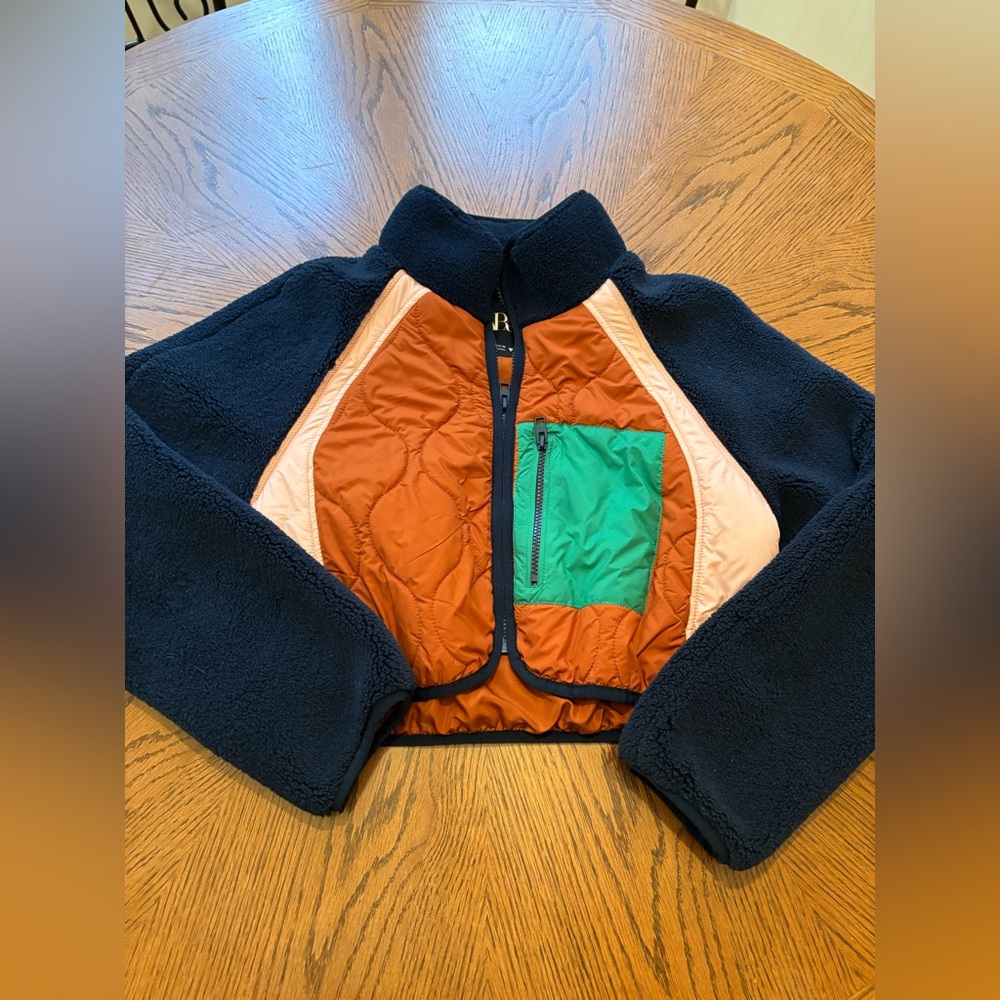 Zara Multicolor Teddy Jacket size Small - Picture 3 of 8
